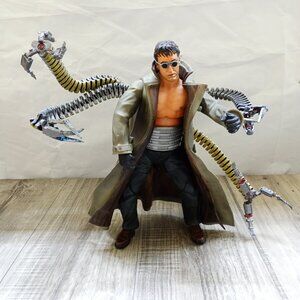 Marvel Spider-Man 2 movie Doctor Octopus Doc Ock 13" Poseable Action Figure 2004